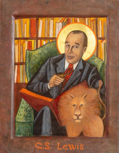 C. S. Lewis Icon by Christine Hales