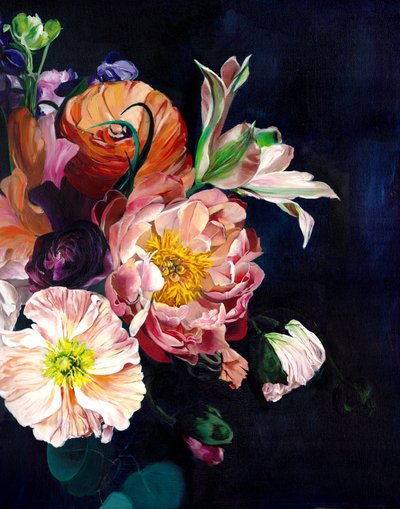 Vibrant Moody Blooms by Christine Lindstrom
