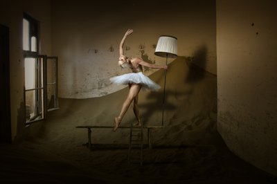 Ballerina Empty Room by Christine von Diepenbroek