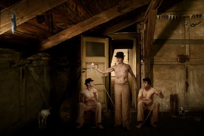 Chained Men In Attic by Christine von Diepenbroek