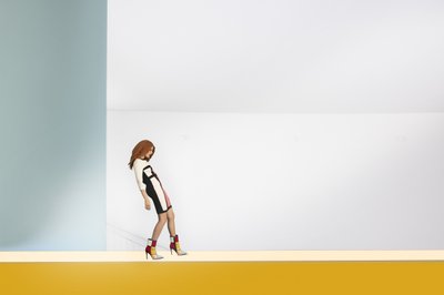Colorful Fashion Pose by Christine von Diepenbroek