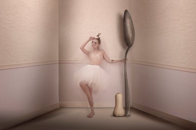 Giant Spoon Ballerina by Christine von Diepenbroek