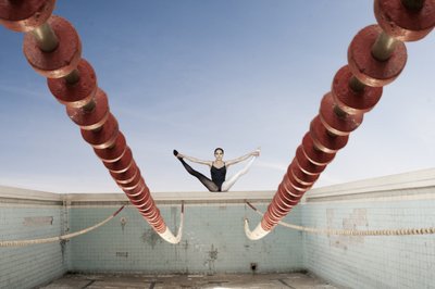 Graceful Split Abandoned Pool by Christine von Diepenbroek