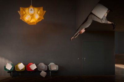Gravity Defying Woman by Christine von Diepenbroek