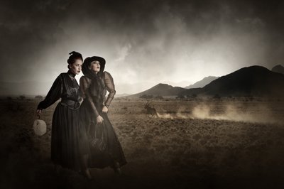 Mysterious Women Dusty Plains by Christine von Diepenbroek