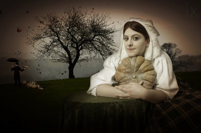 Whimsical Harvest Woman by Christine von Diepenbroek