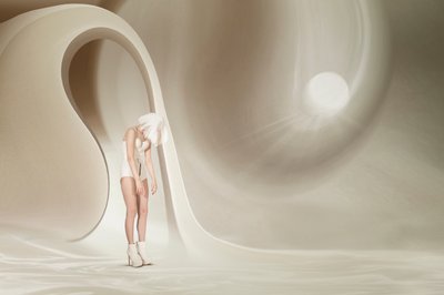 White Woman Dream Space by Christine von Diepenbroek