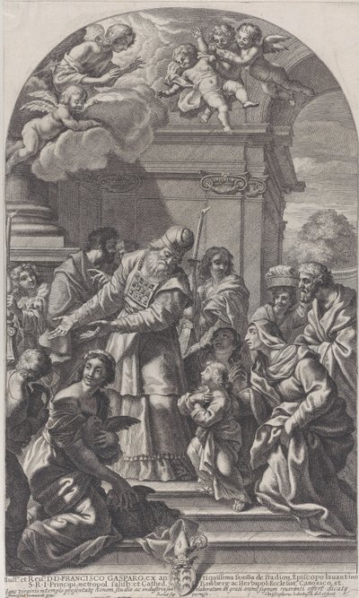 The presentation of the Virgin in the Temple by Christof Lederwasch