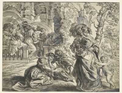 Garden of Love (right leaf) by Christoffel Jegher