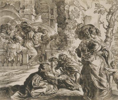The Garden of Love (right block) by Christoffel Jegher