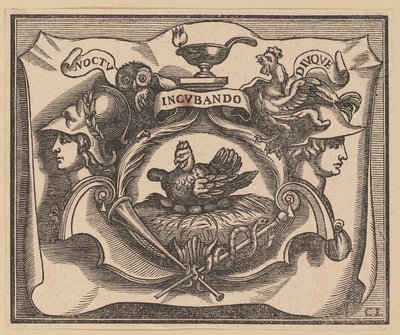 Vignette for the Title Page of C. Peregrino, Principes Hollandiae et Zelandiae by Christoffel Jegher after Sir Peter Paul Rubens