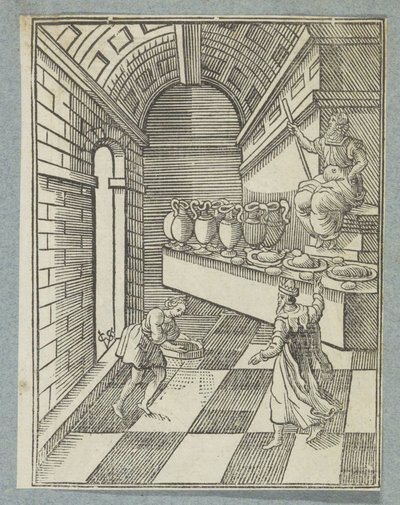 Daniel Scatters Ashes on the Temple Floor by Christoffel van Sichem (II)