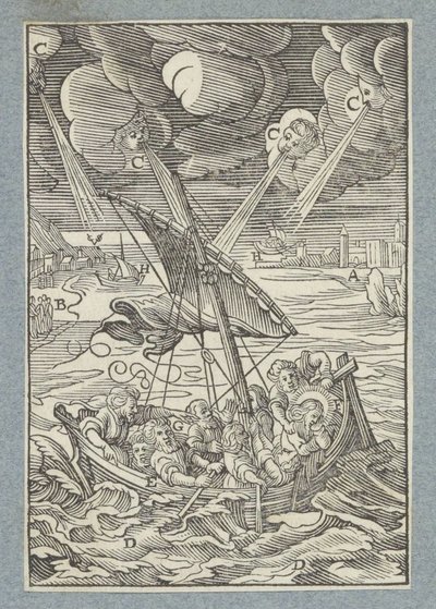 Storm on the Sea of Galilee by Christoffel van Sichem (II)