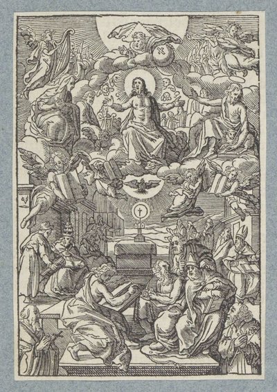 Dispute Among Church Fathers Over the Holy Sacrament by Christoffel van Sichem (II)