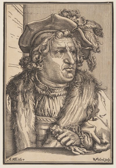 Man with Plumed Hat by Christoffel van Sichem I
