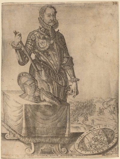 William of Nassau, Prince of Orange by Christoffel van Sichem I after Hendrik Goltzius