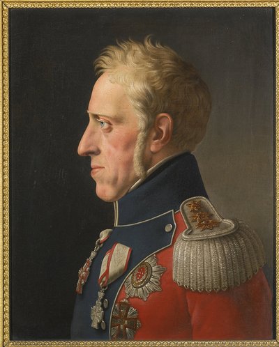 Portrait of Frederick VI of Denmark by Christoffer Wilhelm Eckersberg