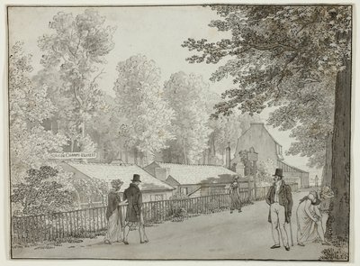 Relais, Avenue des Champs-Élysées, Paris; Scene from the Life of Odysseus by Christoffer Wilhelm Eckersberg