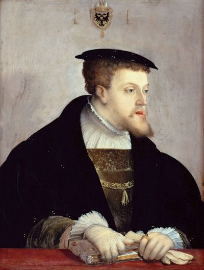 Portrait of the Emperor Charles V by Christoph Amberger
