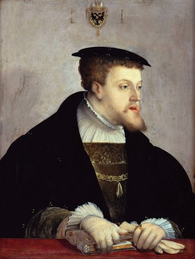 Portrait of the Emperor Charles V by Christoph Amberger