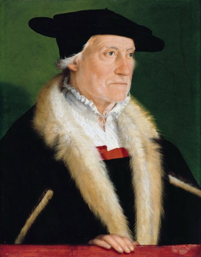 Portrait of the Cosmographer Sebastian Münster by Christoph Amberger