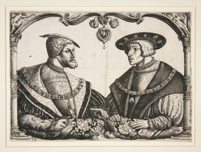 Emperors Charles V and Ferdinand I by Christoph Bockstorffer