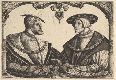 Emperors Charles V and Ferdinand I by Christoph Bockstorffer