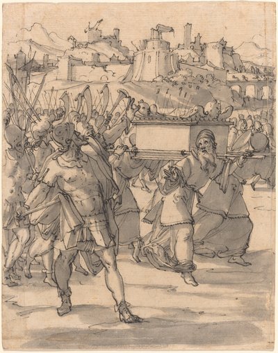 Joshua and the Israelites before the Walls of Jericho by Christoph Murer