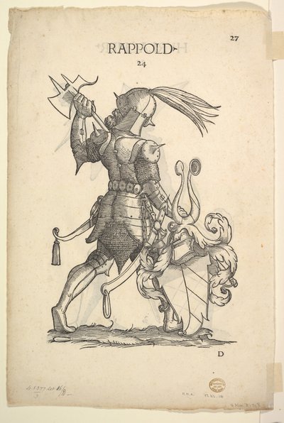 Hurlacher recto and Rappold verso Families, from Paul Hector Mairs Berich by Christoph Weiditz