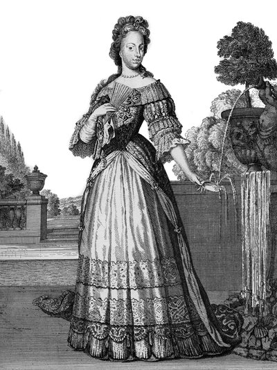 Portrait of Maria Josepha of Austria by Christoph Weigel