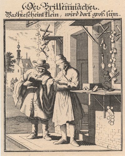 Spectacle Maker by Christoph Weigel the Elder