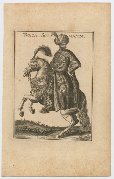 Suleiman II, Sultan of the Ottoman Empire, 1710 by Christoph Wiegel