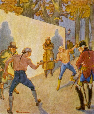 Duell / Duel by Christophe (1856 1945)