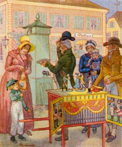 Barrel Organ with Dancing Puppets by Christophe (1856 1945)