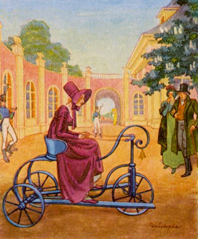 Handcar Driving by Christophe (1856 1945)