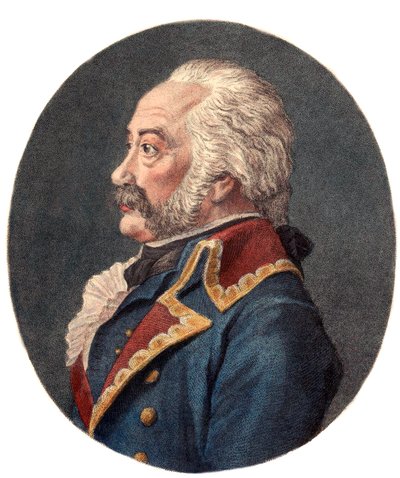 Portrait of Adam Philippe, Earl of Custine (1740 - 1793), French general by Christophe Guerin