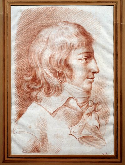 Portrait of Louis de Saint Just by Christophe Guerin