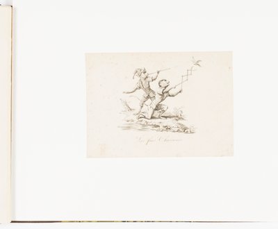 The Fine Hunters, Monkey Antics or Different Actions of Human Life Represented by Monkeys by Christophe Huet