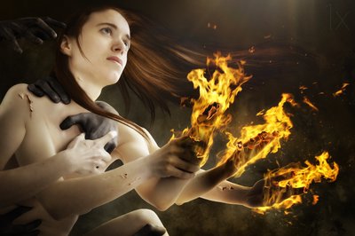 Burning Inner Strength by Christophe Kiciak