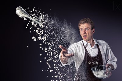 Flour Explosion Surprise by Christophe Kiciak
