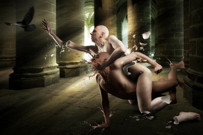 Shattering Figures Conflict by Christophe Kiciak