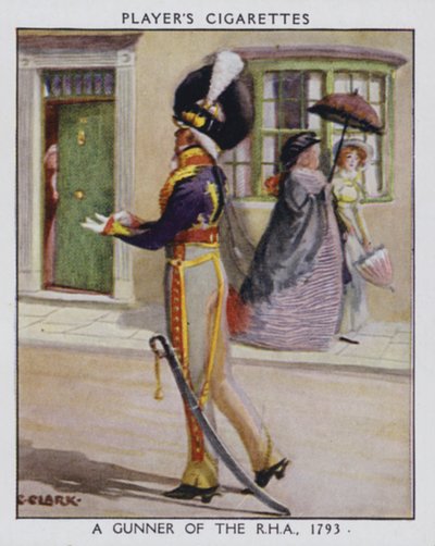 A Gunner of the Royal Horse Artillery by Christopher (after) Clark