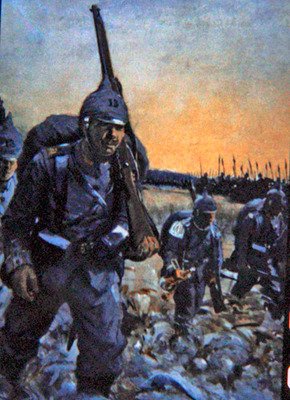 German Infantry of 1914 in Field Uniform by Christopher (after) Clark