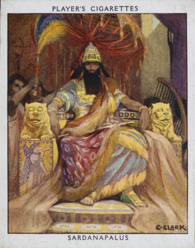 Sardanapalus by Christopher (after) Clark