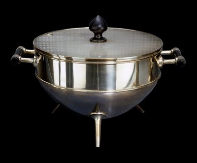 Silver Metal Sigh and Ebony by Christopher Dresser by Christopher Dresser