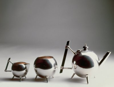 Tea Set Manufactured by Elkington & Company by Christopher Dresser