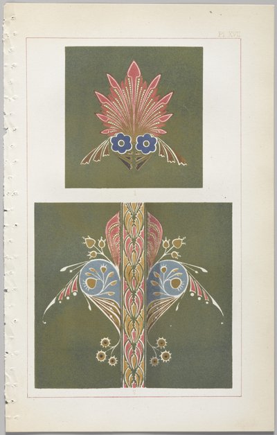 The Art of Decorative Design: With an Appendix, Giving the Hours of the Day at Which Flowers Open, Published by Day & Son, London, 1862 by Christopher Dresser