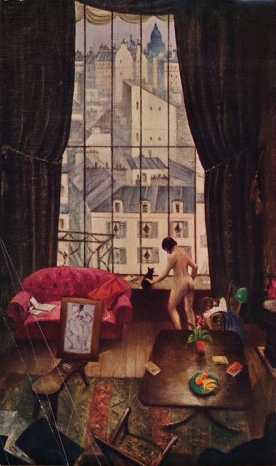 A Studio in Montparnasse by Christopher Richard Wynne Nevinson