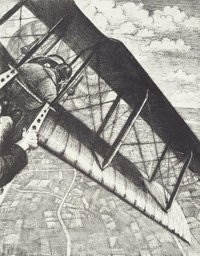 Banking at 4000 feet, c. 1918 by Christopher Richard Wynne Nevinson