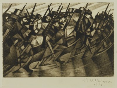 Returning to the Trenches, 1916 by Christopher Richard Wynne Nevinson